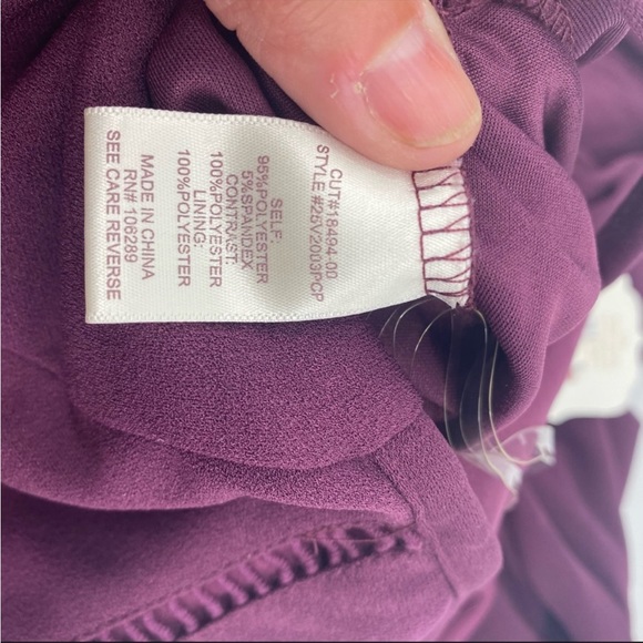 SOLD Altar’d State Merlot wide leg jumpsuit S nwt! - Picture 9 of 10